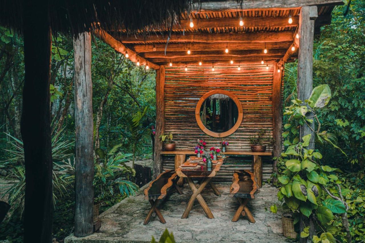 Madre Tierra Eco Habitat Vendégház Puerto Morelos Kültér fotó