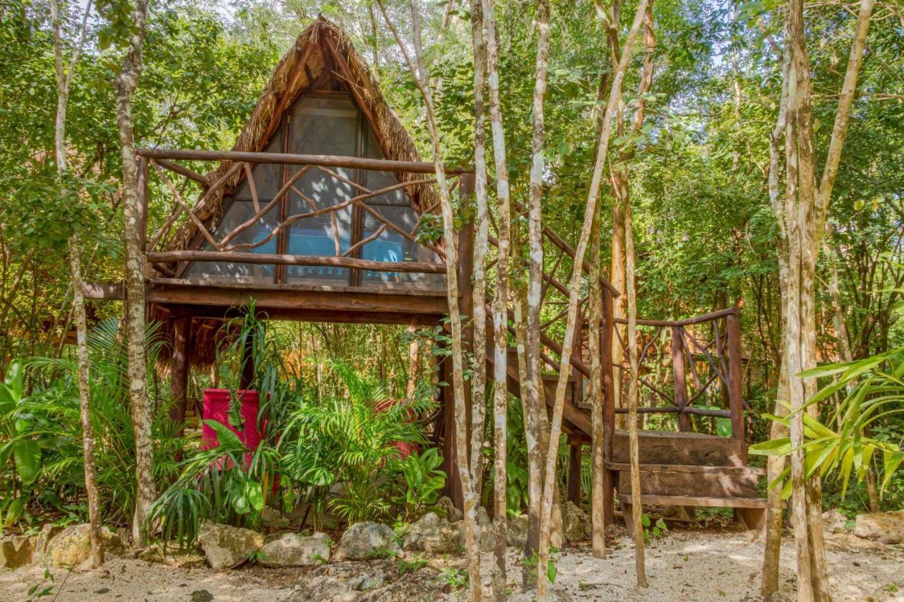 Madre Tierra Eco Habitat Vendégház Puerto Morelos Kültér fotó