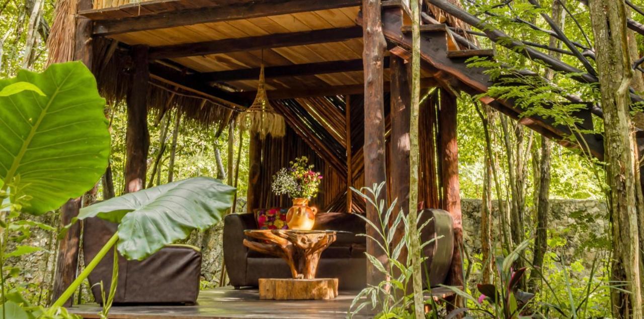 Madre Tierra Eco Habitat Vendégház Puerto Morelos Kültér fotó