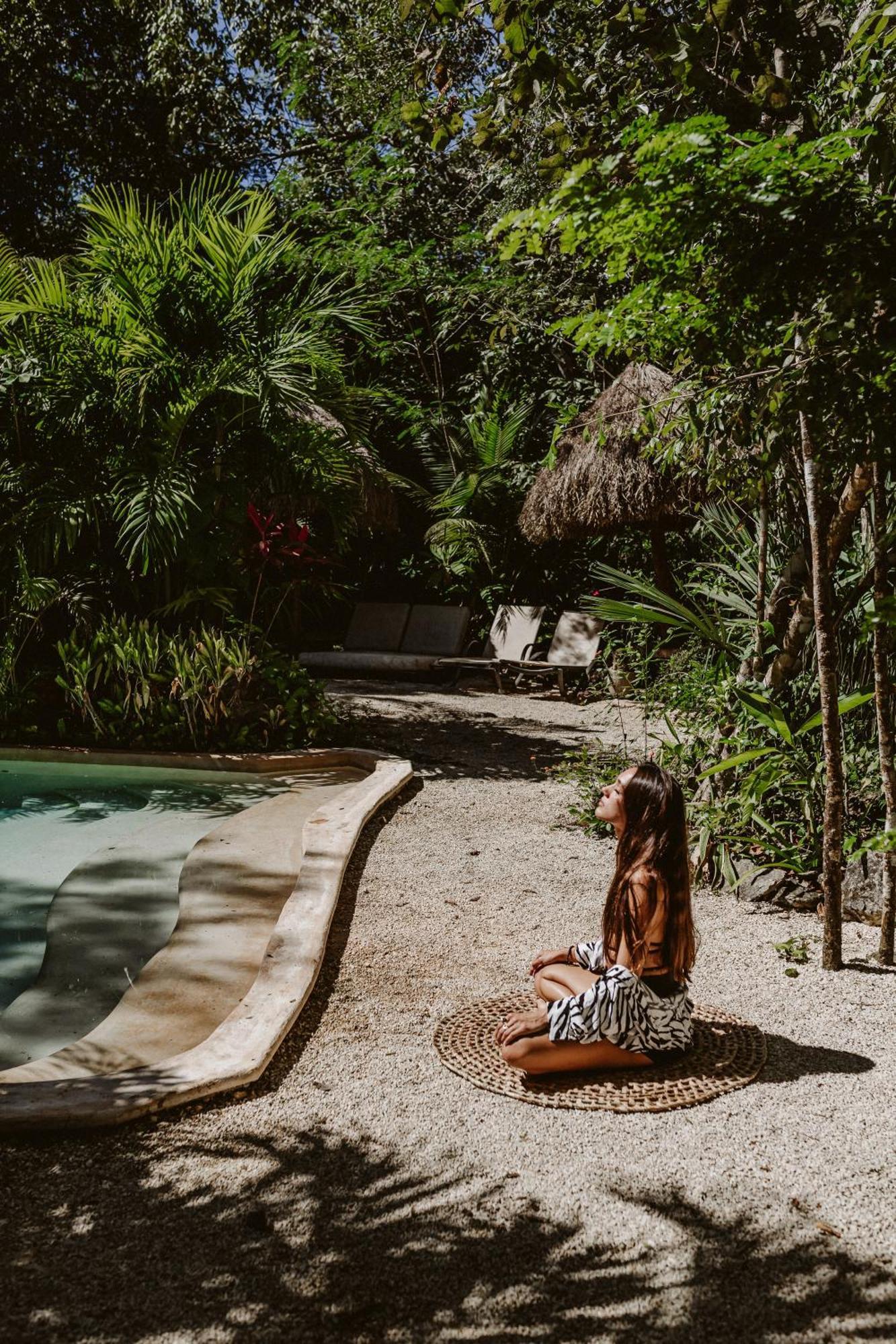 Madre Tierra Eco Habitat Vendégház Puerto Morelos Kültér fotó