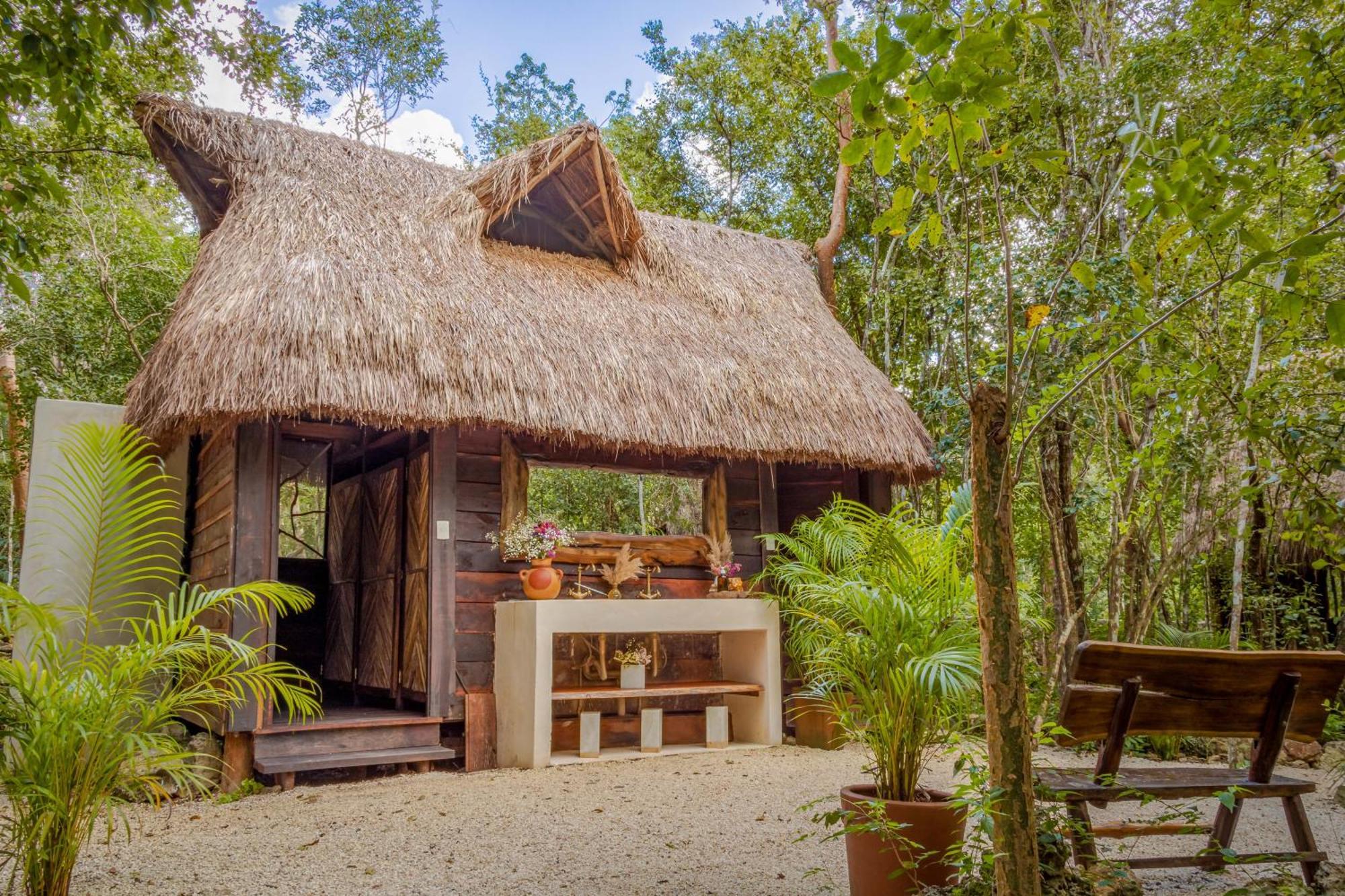 Madre Tierra Eco Habitat Vendégház Puerto Morelos Kültér fotó